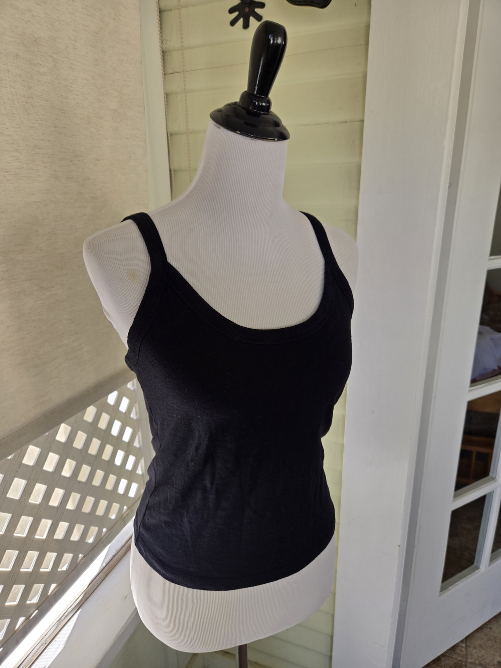 wild fable Black Scoop Neck Tank